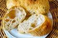 Tradiional Italian ciabatta bread