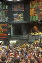 Trading Floor of the Chicago Mercantile Exchange, Chicago, Illinois Royalty Free Stock Photo