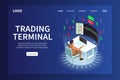 Trading Isometric Page Design