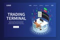 Trading Isometric Page Design