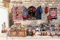 Tradional Azerbaijani souveniers in Baku old city Royalty Free Stock Photo