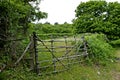 Tradional farm gate Royalty Free Stock Photo