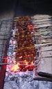 Tradisional food, Grill The Satay Royalty Free Stock Photo