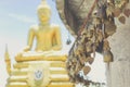 Tradition asian bell in Big Buddha temple Royalty Free Stock Photo