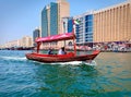 Tradition boat ride in dubai creek