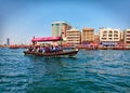 Tradition boat ride in dubai creek