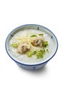 Tradition chinese cuisine meat ball porridge