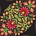 Tradition mughal motif, fantasy flowers