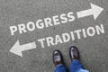 Tradition progress future management assessment analysis company