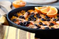 Tradition Seafood Spanish Paella in authentic iron pan