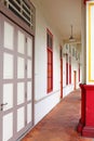 Tradition shop house in Singapore Royalty Free Stock Photo