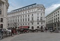 Traditiona fiacre near Hofburg in Vienna Royalty Free Stock Photo