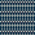 Traditional abstract shapes seamless pattern