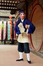 Traditional Actor Performing on Stage, Zhouzhuang, China