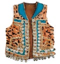 Traditional Afghani waistcoat decorated with old coins