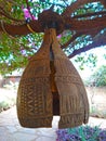 Traditional African curvature on wood