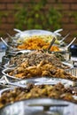 traditional african food at a festivity