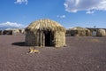 Traditional african huts Royalty Free Stock Photo