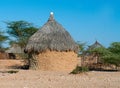 Traditional african huts Royalty Free Stock Photo