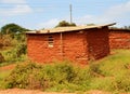 Traditional african mud house in Kenya Royalty Free Stock Photo