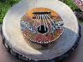 Traditional african musical instrument kalimba