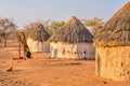 Traditional African round houses.