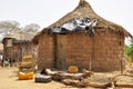 Traditional african village houses in Niger Royalty Free Stock Photo