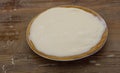 Traditional Afrikaner melktert milk tart Royalty Free Stock Photo