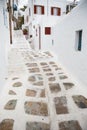 Traditional alley at Mykonos town, Greece
