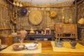 Traditional ancient Thai kitchen display