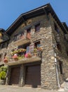 Traditional Andorran rural village house