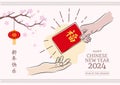 Traditional ang pao for Chinese New Year