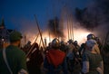 Traditional annual medieval battle restoration known as a Stredoveky den in Zilina, Slovakia