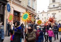 Traditional annual procession of Christmas stars