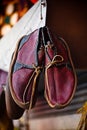 Traditional arab shoes Royalty Free Stock Photo