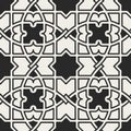 Traditional arabian geometrical seamless pattern