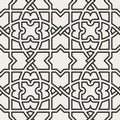 Traditional arabian geometrical seamless pattern