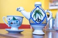 Traditional Arabic cappuccino jug in the shape of a camel, dromadaire.