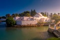 Traditional Arabic house in Tunisia Royalty Free Stock Photo