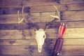 Traditional Archery Deer Hunting Concept