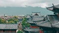 Traditional archiecture in old town of Lijiang, Yunnan, China Royalty Free Stock Photo