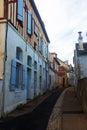 Auxerre old streets, France