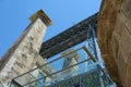 Elevator from the Zona Ribeira to the upper town in Porto - Portugal