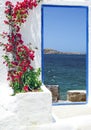 Traditional architecture on Mykonos island