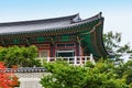 Traditional architecture old building temple in Korea Royalty Free Stock Photo