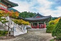 Traditional architecture old building temple in Korea Royalty Free Stock Photo