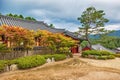 Traditional architecture old building temple in Korea Royalty Free Stock Photo