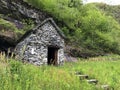 Traditional architecture and old houses of the Bignasco village The Maggia Valley or Valle Maggia or Maggiatal Royalty Free Stock Photo