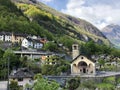 Traditional architecture and old houses in the hamlet of Rovana The Rovana Valley or Valle Rovana, Val Rovana or Das Rovanatal