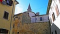 Traditional architecture and old houses inside the old town - Buzet, Croatia / Tradicijska arhitektura i stare kuce unutar stare